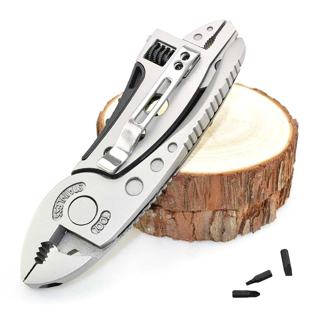 Proberos 4 in 1 Pocket Pliers and Wrench Screwdriver, Multitool with Safety Lock and Clip for Household Patio Outdoor Daily Use Proberos 4 in 1 Pocket Pliers and Wrench Screwdriver, Multitool with Safety Lock and Clip for Household Patio Outdoor Daily Use